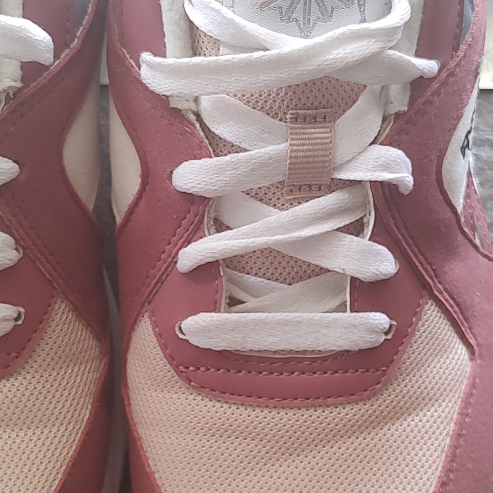 Reebok Royal Bridge 3 Women's Chunky Sneakers Pink Cream DV8338 Lifestyle Shoes